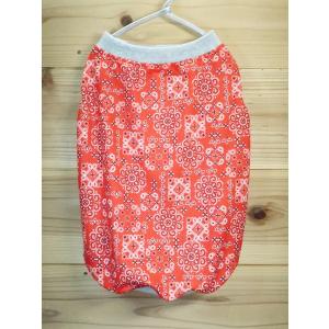 ウォータークールクロス・バンダナ柄タンクトップ（レッド）Lサイズ完成品