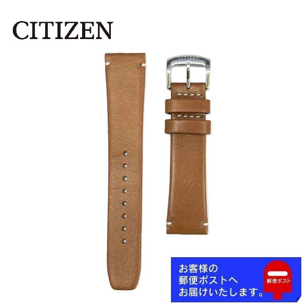 CITIZEN レコードレーベル AW1620-13X 純正 レザー バンド 21mm カーフ ブラ...