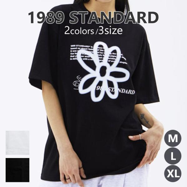 【並行輸入品】【最短即日出荷可能】1989 STANDARD BW FLOWER Tシャツ Cool...