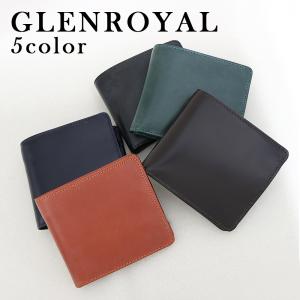 グレンロイヤル 財布 折りたたみ財布 メンズ 03 6171 選べる5color GLENROYAL 二つ折り財布 コイン入れ付 クリスマスプレゼント｜watchlist