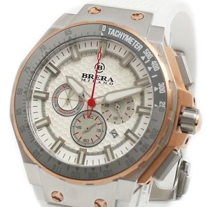 BRERA MILANO ブレラ ミラノ 腕時計 BMGTQC4505 メンズ グランツーリスモ ジーティーツー GRANTURISMO GT2 クォーツ ホワイト｜watchlist