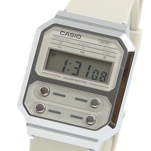 カシオ CASIO スタンダード STANDARD 腕時計 A100WEF-8A メンズ レディース クォーツ アイボリー｜watchlist