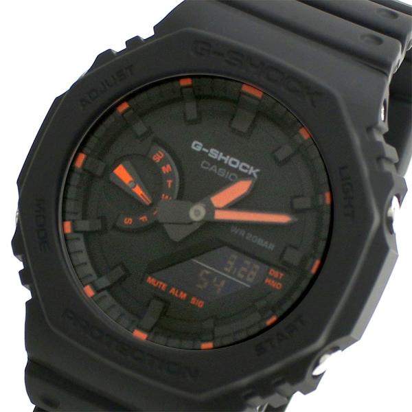 カシオ CASIO G-SHOCK GA-2100-1A4 腕時計 メンズ ブラック クロノグラフ ...