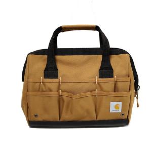 カーハート Carhartt  ツールバッグ B0000351-BROWN 14 Inch 25 Pocket Heavyweight Tool Bag　メンズ ブラウン｜watchlist