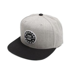 ブリクストン BRIXTON OATH 3 SNAPBACK キャップ 帽子 10777-LHGBK メンズ ライトヘザーグレー｜watchlist