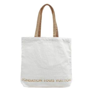 フォンダシオン ルイヴィトン FONDATION LOUIS VUITTON ルイヴィトン美術館限定モデル トートバッグ LV-FDT-GY-POCKET 内ポケット付き lv-fdt-572 ベージュ｜watchlist