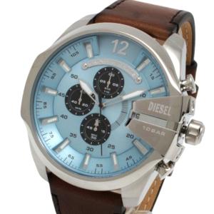 DIESEL ディーゼル DZ-9058 クォーツ腕時計 レザーベルト