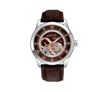 ブローバ Bulova 男性用 腕時計 メンズ ウォッチ ブラウン 96A120｜watchmarket