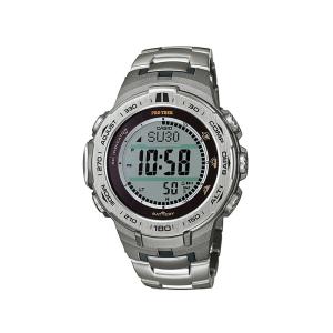 展示処分 CASIO PROTREK メンズ腕時計 薄型  トリプルセンサー 電波ソーラー PRW-3100T-7JF｜watchnet