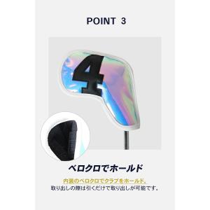 アイアンカバー ゴルフ カバー ヘッドカバー ...の詳細画像3