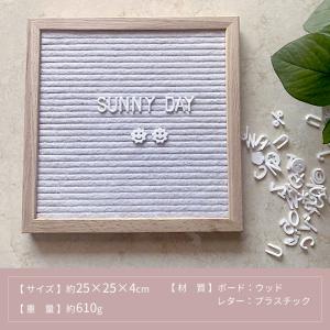 レターボード 月齢 フォト 看板 文字パーツ付...の詳細画像3