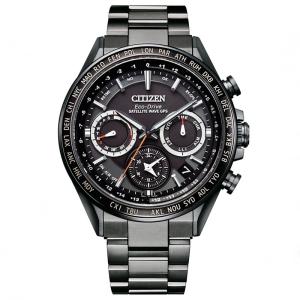 シチズン アテッサ CITIZEN ATTESA ATC LINE Eco-Drive GPS衛星電波ソーラー クロノグラフ ブラック チタン CC4014-62E 送料無料｜watchshop