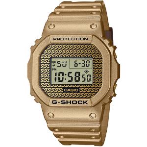 7月8日発売予約受付中 カシオ CASIO G-SHOCK ジーショック DWE-5600HG-1JR ゴールドチェーン インスパイアモデル｜watchshop