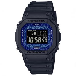 カシオ Gショック CASIO G-SHOCK BLUE PAISLEY デジタル BLE連携 電波ソーラー GW-B5600BP-1JF 送料無料｜watchshop