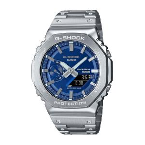 カシオ G-SHOCK GM-B2100AD-2AJF Gショック メタル CASIO 腕時計 ブルー シルバー フルメタル 20気圧防水 モバイルリンク ソーラー｜watchshop