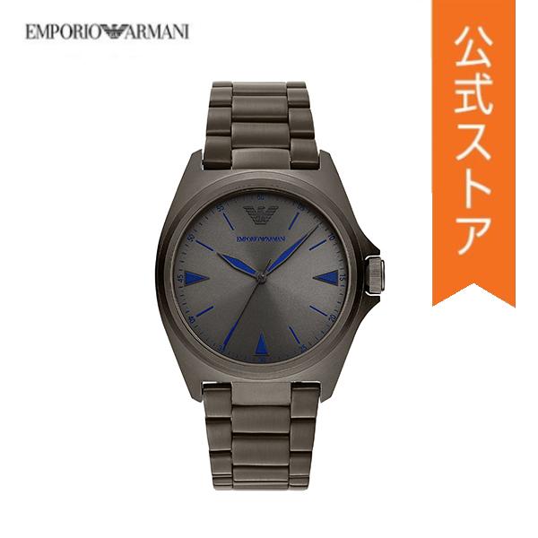 腕時計 メンズ エンポリオ アルマーニ  アナログ 時計 ガンメタル ステンレス AR11381 E...