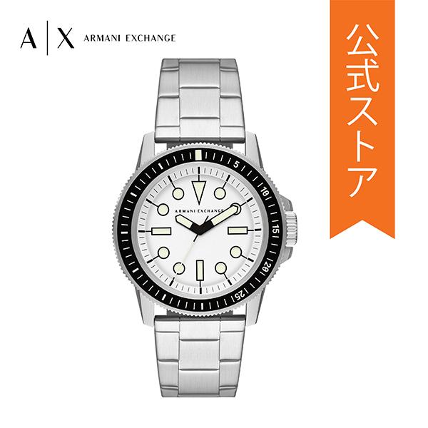 腕時計 メンズ アルマーニ エクスチェンジ  アナログ 時計 シルバー ステンレス AX1853 A...
