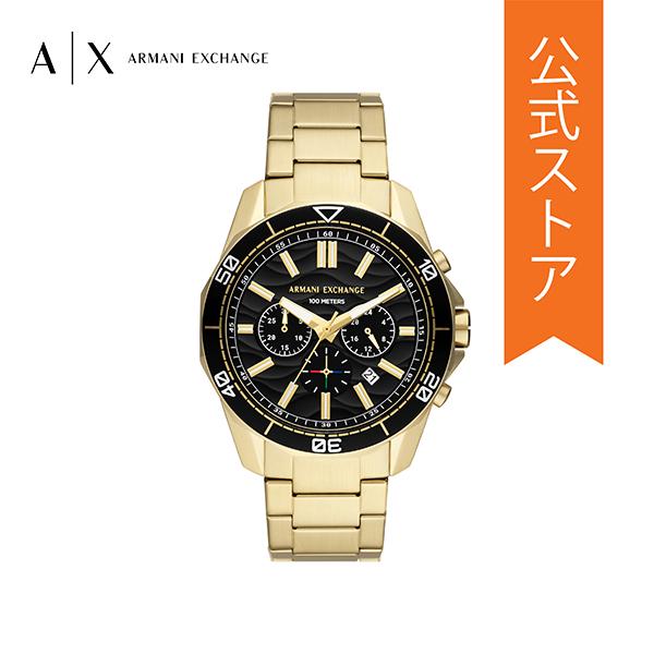 アルマーニ エクスチェンジ 腕時計 アナログ クオーツ メンズ ゴールド ステンレススチール AX1...