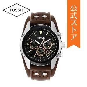 倍倍ストア+10％ 腕時計 メンズ フォッシル アナログ 時計 レザー ブラウン COACHMAN CH2891 FOSSIL 公式の商品画像