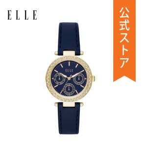 エル 腕時計 レディース アナログ 時計 レザー ブルー MARAIS マレ ELL23003 ELLE 公式