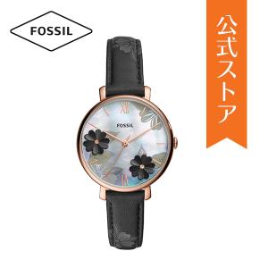 大感謝祭/50%OFF 腕時計 レディース フォッシル アナログ 時計 レザー ブラック JACQUELINE ES4535 FOSSIL 公式