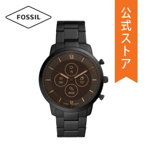 フォッシル スマートウォッチ メンズ ハイブリッドHR 腕時計 ステンレス ブラック NEUTRA HYBRID HR FTW7027 FOSSIL 公式