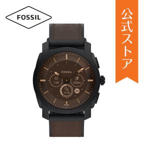 フォッシル スマートウォッチ メンズ ハイブリッド 腕時計 レザー MACHINE GEN 6 HYBRID SMARTWATCH FTW7068 FOSSIL 公式 2022 夏の新作