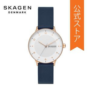 スカーゲン 腕時計 アナログ クォーツ レディース ブルー レザー RIIS SKW3090 2023 夏 SKAGEN 公式｜watchstation