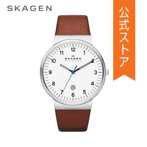 スカーゲン 腕時計 メンズ アナログ 時計 レザー ブラウン ANCHER アンカー SKW6082 SKAGEN 公式｜watchstation