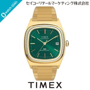 【アクリル製キーホルダープレゼント】タイメックス TIMEX TW2Y67700 E-Line Automatic 自動巻き スクリューバック ステンレススチール メンズ 腕時計