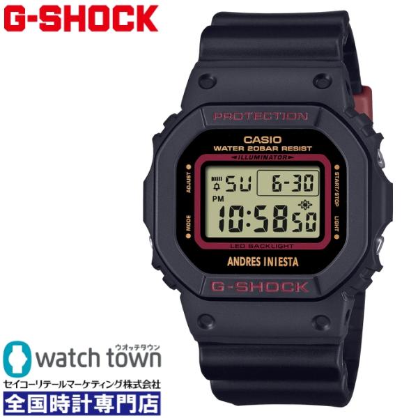 CASIO G-SHOCK DW-5600AI-1JR イニエスタシグネチャーモデル 腕時計 メンズ...