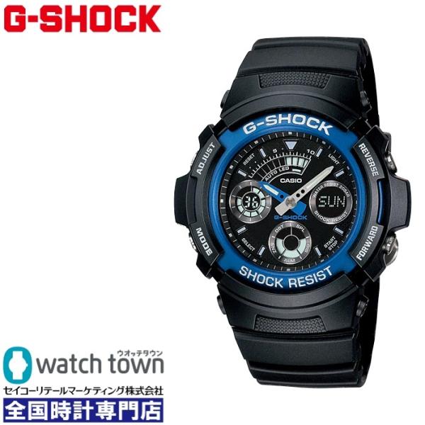 CASIO G-SHOCK AW-591-2AJF アナログ-デジタル AW-590 SERIES ...