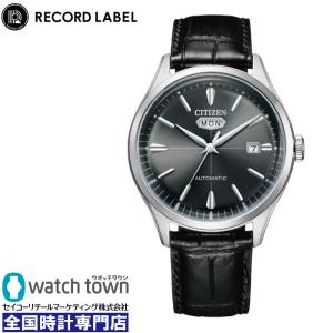 CITIZEN レコードレーベル NH8390-20H CITIZEN C7 メカニカル 自動巻（手巻つき） 8200 カーフ革 腕時計 メンズ 特定店取扱いモデル｜watchtown