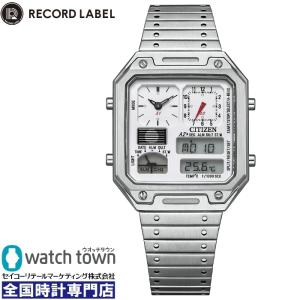 CITIZEN レコードレーベル JG2120-65A THERMO SENSOR  電池式クオーツ  メタル 腕時計 メンズ 特定店取扱いモデル｜watchtown