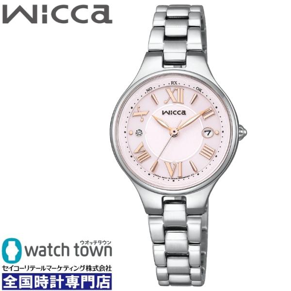 CITIZEN ウィッカ KS1-813-91 国内正規品 ソーラーテック電波 腕時計 レディース