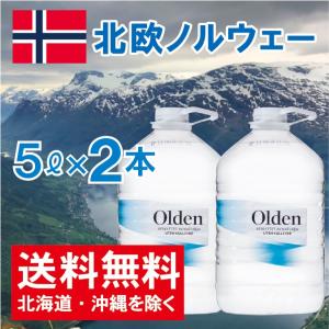 超軟水硬度14 北欧ノルウェーのミネラルウォーター オルデン 5リットル×2個