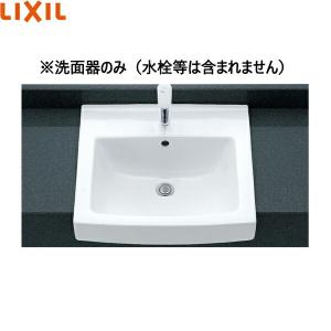 L-2150/BW1 リクシル LIXIL/INAX はめ込み角形洗面器 オーバーカウンター式 ピュアホワイト｜water-space