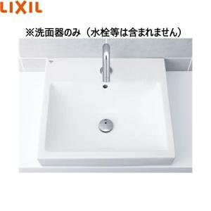 L-536/BW1 リクシル LIXIL/INAX 角形洗面器 ベッセル式 ピュアホワイト｜water-space