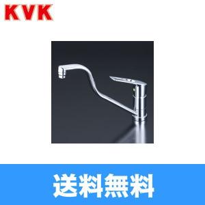 KVK 混合栓 KVK KM5011TEC 流し台用シングルレバー式混合栓 eレバー水