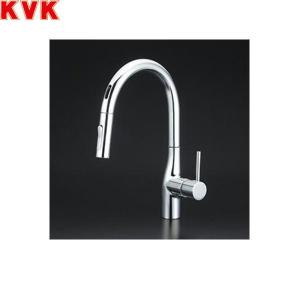 KM6071EC KVK流し台用シングルレバー式シャワー付混合水栓 センサー付
