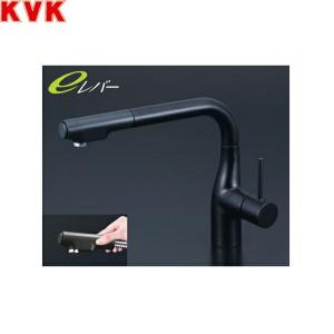 KVK水栓　KM6161ECM5 シングル混合栓（eレバー）：KM6161EC｜キッチン用水栓：台付1穴
