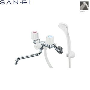 SK11-W-13 三栄水栓 SANEI ツーバルブシャワー混合栓 共用形 送料無料｜ハイカラン屋