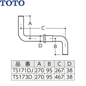 TS173D TOTO 大便器用関連器具 洗浄...の詳細画像1
