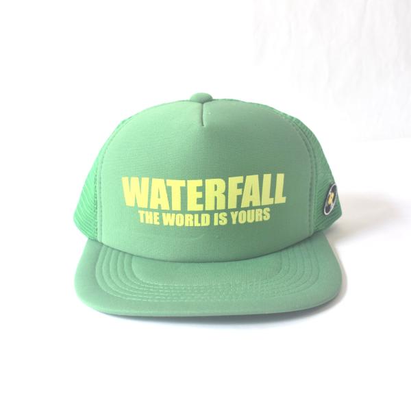 グリーン キャップ HIPHOP ストリート ブランド ロゴ WATERFALL