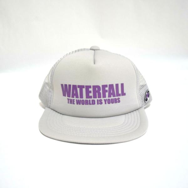 キャップ スケーター ストリート カジュアル 帽子 グレー WATERFALL