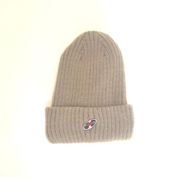 ビーニー 新作 2way ヒップホップ グレージュ レコード WATERFALL