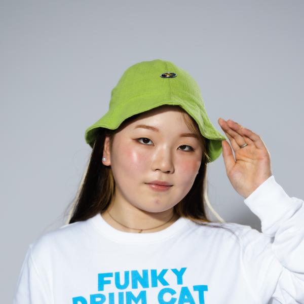 チューリップハット 紐付き グリーン 23SS新作 レコード WATERFALL