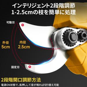 電動剪定バサミ 電動ハサミ 50MM切断径 剪...の詳細画像4