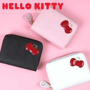 HELLO KITTY ハローキティ 二つ折り財布 札入れ ウォレット 牛革 本革 レザー sanrio サンリオ キティちゃん キャラクター 12161 レディース