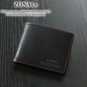 ZONALe ゾナール  ROSSO ロッソ  二つ折り財布 小銭入れあり レザー 革小物 31013 メンズ 送料無料｜watermode